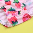 thumbnail image 6 of Mercatoo Mercatoo𝐎ne-𝐏iece Toddler Baby Girl Summer Swimsuit Strawberry Ruffle Bikini Bathing Suit Girls Summer Beach Swimwear, 6 of 8