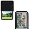 thumbnail image 2 of XYZCANDO Hummingbird RV Door Window Shade Bohemian Flower RV Window Shade with Hook and Loop Camper Decor Foldable RV Black Out Curtains for Camper Windows Universal RV Window Cover Green, 2 of 7