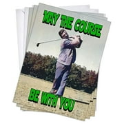 Star Wars Golfer Father's Day Greeting Cards | 3 Pack Set (5x7)
