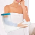 thumbnail image 3 of Cast Cover Waterproof Cast Cover Arm Cast Cover Water Protector Cast Cover Cast Cover For Shower Bath Protection Long Armadult Long Arm 60cm Long PP Glue   Silicone Material Blue, 3 of 8