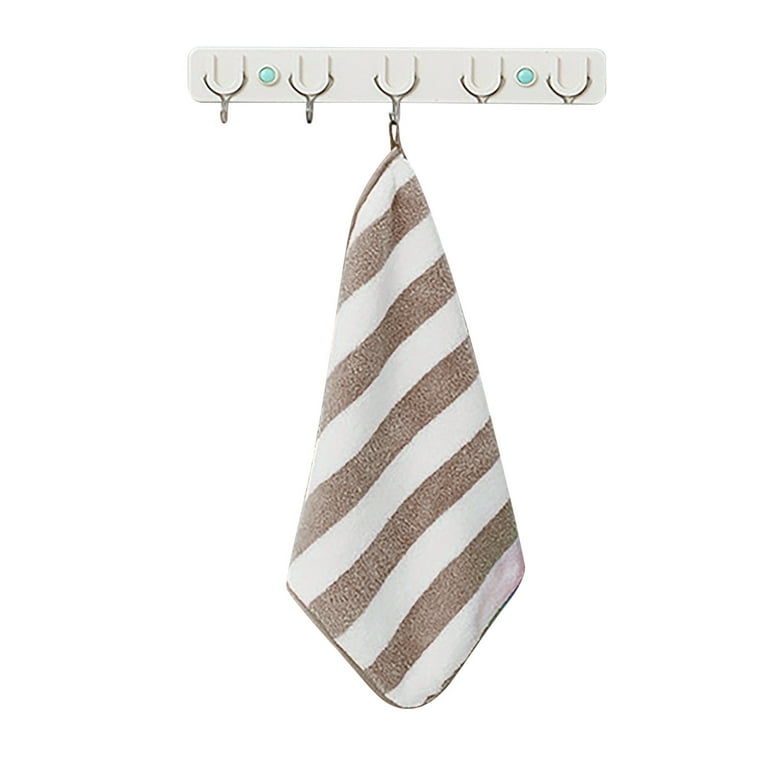 iOPQO Towels Cleaning Supplies Hand Towel With Hanging Loop Kitchen Hand  Towels With Hanging Loop Kids Towels Hand Kitchen Soft And Skin Friendly