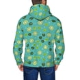thumbnail image 5 of Zip Up Hoodies for Men - green Lemon leaves bubble Long Sleeve Comfrt Men'S Fashion Hoodies & Sweatshirts, Jackets for Men Hoodies Pullover Clothing Clothes with Pouch, 5 of 5