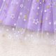 thumbnail image 5 of Odeerbi Vestido de Tul Con Lentejuelas Brillantes Para Niñas Vestido de Punto de Cuadros Escoceses Con Bolsa Vestido de Malla de Estrellas de Manga Larga, 5 of 9