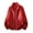 Red, variant on Busydd Plus Size Winter Jackets for Men Solid Color Stand Collar Fleece Jacket Casual Warm Long Sleeve Zipper Mens Winter Coat with Pockets S