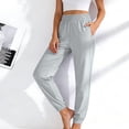 thumbnail image 5 of Stretchactive Quick Drying Pants Ultra Stretch Pants for Hiking Camping Slim Fit Athletic Pants with Zipper Pockets Light Gray 2XL, 5 of 6