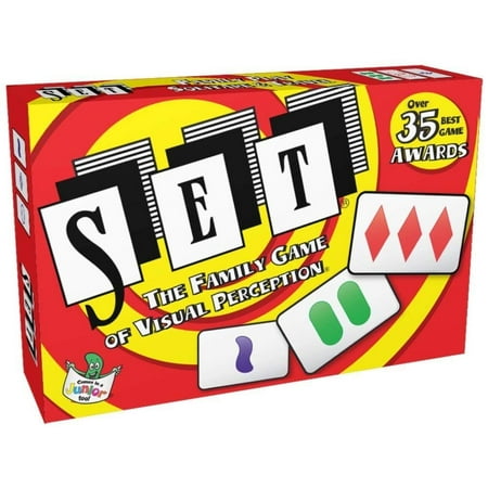 SET: The Family Game of Visual Perception, Winner of over 35 Best Game Awards! By SET (Best Games For 2)