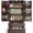 Dark Brown, variant on Pantry Storage Cabinet with Doors and Drawers , Aiho 47 " Tall Freestanding Food Pantry Cabinet for Kitchen & Bathroom, White