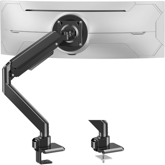 Heavy Duty Monitor Arm for 49 inches, 44 lbs Curved Screens, Ultrawide Single Monitor Desk Mount, Monitors Stand for Samsung Odyssey G9 and More