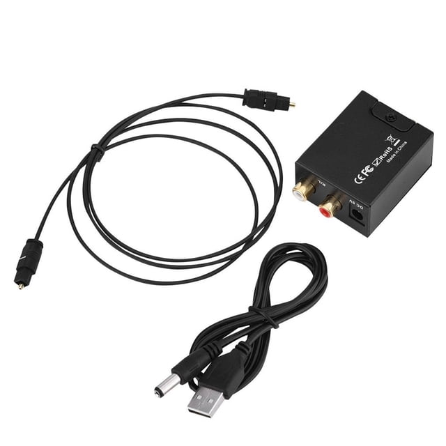 Convertidor De Audio Analógico Digital Fibra Óptica A Decodificación De Audio Digital Analógico seitruly EL008664-00