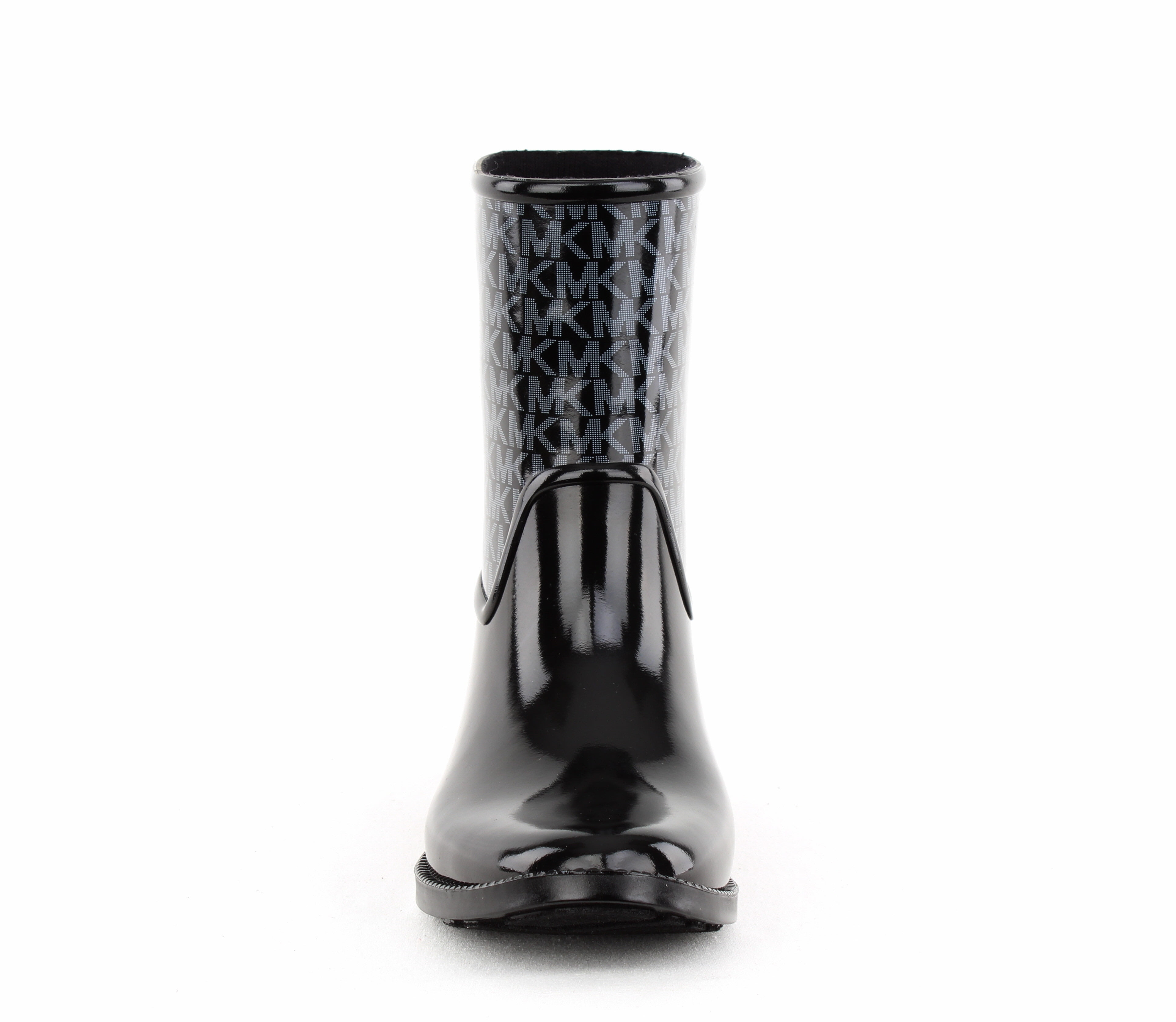 Louis Vuitton Black Monogram Rubber Splash Rain Boots Size 38