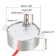 thumbnail image 3 of Synchronous Motor AC24V 10-12RPM 50-60Hz CCW/CW 4W Reduction Gear Motor, 3 of 5