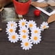 thumbnail image 3 of 100 Piezas de Gerbera Artificial de Tela de Margarita Ecomeon para Boda Fiesta Bricolaje 4 cm Blanco, 3 of 5