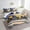 Yellow Beige Black, variant on YST Boys Race Car Bed in a Bag 7 Pieces Extreme Sports Bedding Set, Speed Competition Twin Size Comforter Set Yellow Sports Car Bedding Comforter Sets, Cool Racing Car Bed Set Home Decoration