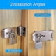 thumbnail image 4 of Staple Padlock Hasp With Padlock And Screw Heavy Duty Staple Padlock, Waterproof Door Lock, 4 of 5