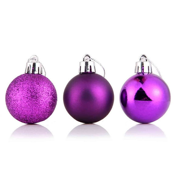 2026 Christmas Balls 24pcs 3.15-Inch Christmas Tree Decoration Ornaments for Xmas Tree Holiday Wreath Garland Decor Ornaments Hooks included
