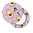 thumbnail image 2 of Naloa Different Avocados Round Bar Stool Cushion Cover 12-14 inch, Fits Kitchen, Office, Restaurant Chairs - 12 inch, 2 of 7