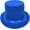 Blue, variant on 1 Pack Felt Top Hats for Men &Women, Magicians Hat, Flat Top Hat, Mens Hat for Adult Round Stage Show, Halloween, Unisex