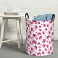 thumbnail image 7 of KLL Lilies Flowers Waterproof Foldable Laundry Hamper Bucket with Handles for Storage Bin,Kids Room,Home Organizer (Medium ), 7 of 7