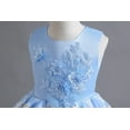 thumbnail image 6 of LUOGENLI Girls Valentine's Day Dresses Size 8 Flower Girl Pageant Dress Girls Elegant Lace Baptism Wedding Gown Party Dresses Girls St. Patrick's Day Dresses Size 8 Fancy Blue 6-7 Years, 6 of 9