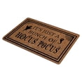 thumbnail image 1 of Halloween Door Mat Outdoor Doormat Rubber Non Backing Funny Doormat Indoor Hocus, 1 of 7