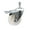 Swivel - Total Lock Brake - White, variant on 4 Inch Nylon Wheel Swivel 3/8 Inch Threaded Stem Caster Total Lock Brake SCC