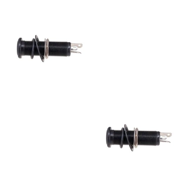 Kearding Salida estéreo resistente al desgaste entrada de 1/4 pulgadas estilo tubo de latón enchufe impermeable para piezas de accesorios de guitarra Type3 NO3 Kearding CBP464267