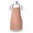 thumbnail image 3 of Floral Apron, Colorful Flower Petals Meadow Flourish Fragrance Bouquets Shabby Revival, Unisex Kitchen Bib with Adjustable Neck for Cooking Gardening, Adult Size, Rose Apricot and Red, by Ambesonne, 3 of 4