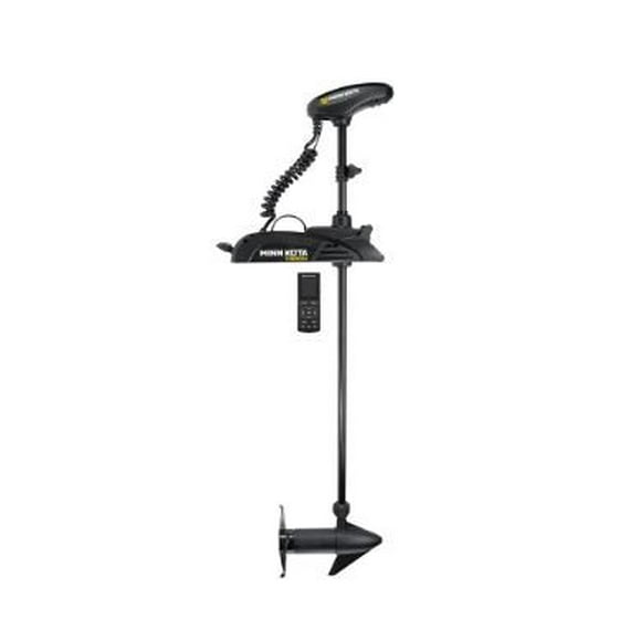 Minn Kota Trolling Motor 1358350 Terrova; Freshwater; Electric Steer; Variable Speed Forward and Reverse; 55 Pound Of Thrust; 54 Inch Shaft Length; Bow-Mount; 12 Volts; 50 Amp; Black