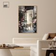 thumbnail image 3 of Elegant Flower Storefront Canvas Fashion Designer Wall Art by Art Remedy, Gold Frame, 36" x 54", 3 of 7