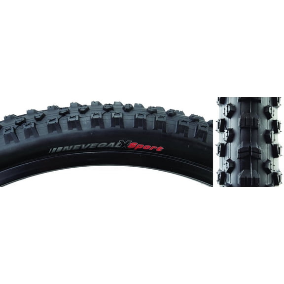 Kenda Tires Nevegal X Sport 26 X 2.1 Black/Black DTC/60 Wire 50PSI - 212912