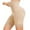 Beige, variant on Women Solid Suspender BodySuit Shaping Button Waist Support Crotch Pants Shorts for Women High Waist Tops Long Length plus Size Waste Trainers for Women Seamless Garter Corset plus Size Women Bodysuit