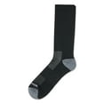 thumbnail image 4 of Wrangler Wool Blend Work Socks for Men, Size 6-12, Charcoal/Black, 6 Pairs, 4 of 8