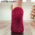 thumbnail image 4 of Calcetines pantuflas para hombres y mujeres, calcetines pantuflas mullidos con pinzas, forro polar antideslizante, que retienen el calor, regalo de Navidad, tallas S 35-39, 4 of 4