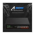 thumbnail image 5 of 6 Port POE Switch 4-PoE+2 UP-Link 100Mbps Fast Ethernet Network Home Network Hub Adapter Serie Po, 5 of 5