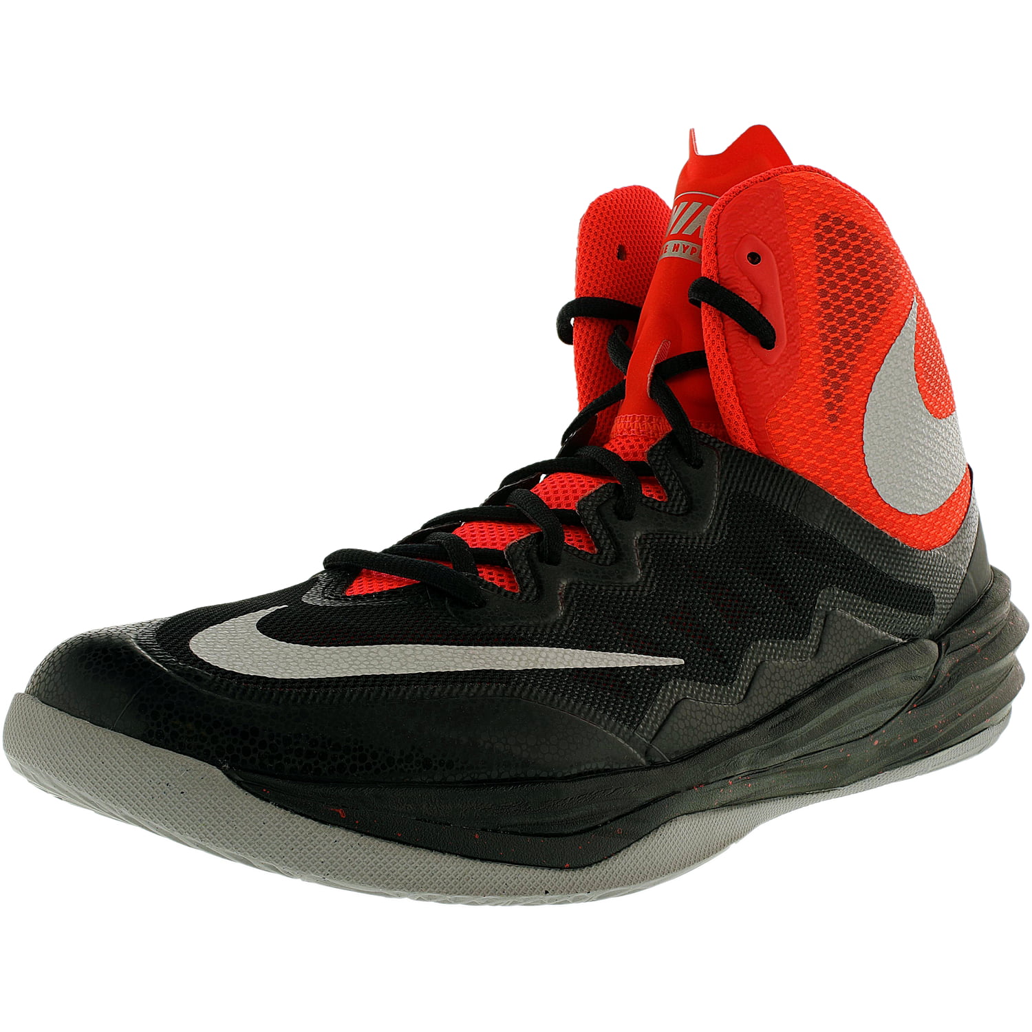 Nike Men's Prime Hype Df Ii Black/Reflect Silver/Bright Crimson High-Top Basketball - 9M Walmart.com