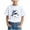 White, variant on Childrens Boys T-shirts Boys Fashion Shark Print Shirts Pullover Top Round Neck Short Sleeve Blouses Top Toddler Summer Versatile Clothes 3-14