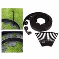thumbnail image 4 of Garden Edging Lawn Edger Border Grass Gravel Fence Retaining Plate, 4 of 8