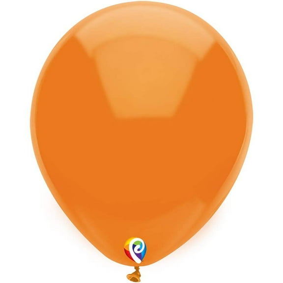 7 inch Funsational Orange Latex Balloons (50 Pack) - Party Supplies Decorations