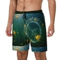 thumbnail image 2 of Haiem Jelly Fish Men'S Quick-Dry Swim Trunks: Comfortable Beach Shorts With Mesh Lining And Pockets - Ideal For Swimming And Sunbathing Medium, 2 of 9