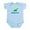Sky Blue, variant on CafePress - Babysaurus Dinosaur Infant Bodysuit - Baby Light Bodysuit, Size Newborn - 24 Months
