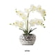 thumbnail image 4 of Planta de orquídea blanca artificial Matsuzay decoración en maceta, 4 of 6