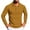 Yellow, variant on yievot Men's Knit Polo Shirts Lapel Long Sleeve Shirt Fashion Button Solid Color Slim Fit Tee Shirts