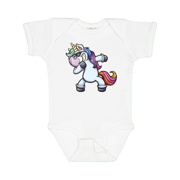 Inktastic Dabbing Unicorn Boys or Girls Baby Bodysuit