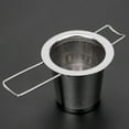 thumbnail image 1 of Malla de filtro de té de acero inoxidable Infusor de té y café Filtros de malla fina Colador de té Colador de taza de metal Filtro plegable para té de hojas sueltas Cocina Octpeak NO, 1 of 6