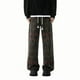 thumbnail image 2 of Pantalones de hombre de longitud completa con estampado de punto Zang-zang, bolsillos con cordón ajustable, cintura elástica, pantalones de pierna recta, pantalones de poliéster para hombre, 2 of 9