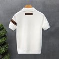 thumbnail image 4 of JAJAHO Men's Button Up Shirts Short Sleeve Collared Summer Striped Regular Fit Beach Shirts Casual Business Wear Versatile Tops, 4 of 8