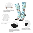 thumbnail image 3 of Naloa Sea Shells 2 Thigh High Socks Extra Long Stretchy Sock Women Over Knee High Opaque Stocking Daily Wear, 3 of 6