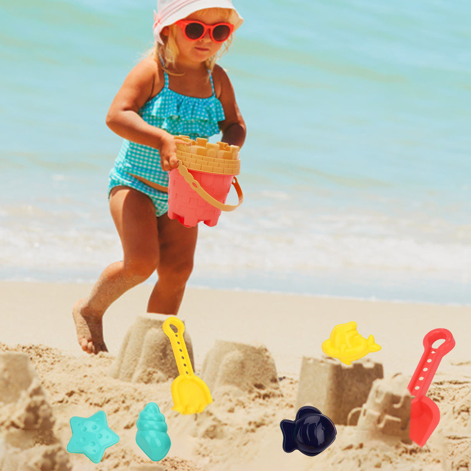 12 x Sand Windmills Ideal for Sandpits or the Beach Sand Castles 15cm In Height 