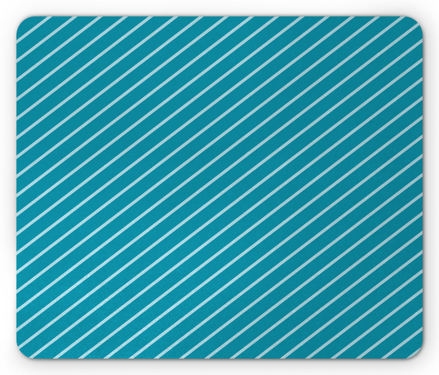Geometric Mouse Pad Diagonal Striped Pattern Mediterranean Cruise
