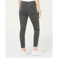 thumbnail image 3 of Vanilla Star Juniors' Pin Striped Mid Rise Skinny Ankle Jeans Size 3 / W26, 3 of 3